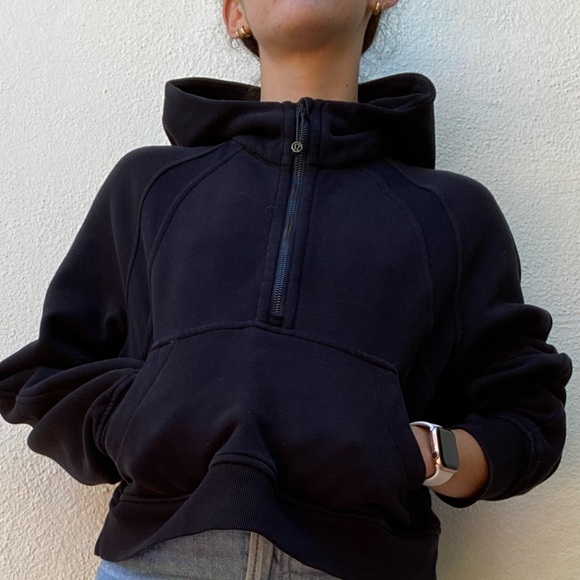 Lululemon Oversized 1/2 Zip Scuba Hoodie - Picture 2 of 7